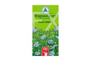 ЛЬНА СЕМЕНА (пач.) 100г Красногорсклексредства-Европлант