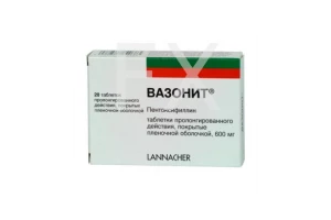 ВАЗОНИТ таб п/об пролонг. 600мг n20 Ланнахер