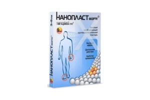 ПЛАСТЫРЬ Нанопласт Форте (Nanoplast Forte) 3х8см n9 Гуйчжоу Мяояо