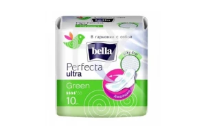 ПРОКЛАДКИ ГИГИЕНИЧЕСКИЕ Белла (Bella) Perfecta n10 Green Белла-ТЗМО-Торунский ЗПМ