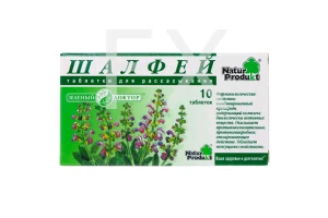 ШАЛФЕЙ таб n10 Валеант-Натур Продукт - Х. Тен Херкель Б.В. - Эльфа - Бауш Ломб