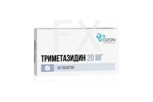 ТРИМЕТАЗИДИН таб п/об 20мг n30 Озон-Атолл-Риф