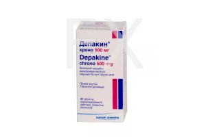 ДЕПАКИН ХРОНО таб п/об 500мг n30 Санофи Авентис-Авентис Фарма-Наттерманн-Хиноин-Биоком-Опелла Хелскеа