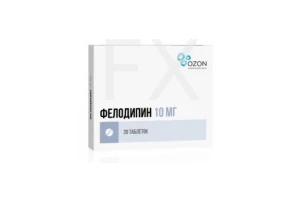 ФЕЛОДИПИН таб п/об 2.5мг n30 Канонфарма продакшн-Радуга продакшн-Завод им. ак. В.П.Филатова