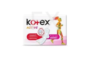 ПРОКЛАДКИ ГИГИЕНИЧЕСКИЕ Котекс (Kotex) Active супер плюс n7 Кимберли Кларк-Хаггис