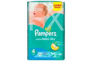 ПАМПЕРС (PAMPERS) Active Baby макси 9-14кг n70 Проктер энд Гэмбл-Орал-би-Жиллет