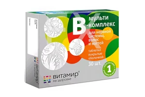 МУЛЬТИ В-КОМПЛЕКС ВИТАМИР таб n30 Квадрат-С