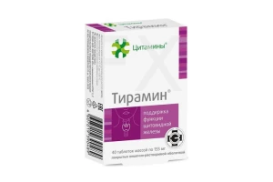 ТИРАМИН таб п/об 10мг n40 Клиника Института биорегуляции и геронтологии