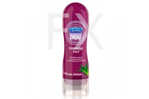 ГЕЛЬ-СМАЗКА Дюрекс (Durex) Play Massage 2в1 200мл Алоэ Рекитт Бенкизер-ССЛ