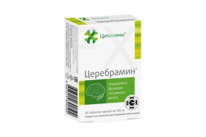 ЦЕРЕБРАМИН таб п/об n40 Клиника Института биорегуляции и геронтологии