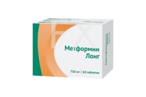 МЕТФОРМИН ЛОНГ таб 750мг n60 Канонфарма продакшн-Радуга продакшн-Завод им. ак. В.П.Филатова