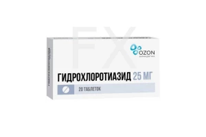 ГИДРОХЛОРТИАЗИД таб 25мг n20 Валента-Витале-Новосибхимфарм