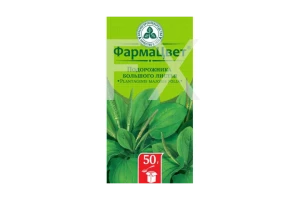 ПОДОРОЖНИКА БОЛЬШОГО ЛИСТЬЯ (кор.) 50г Фитофарм