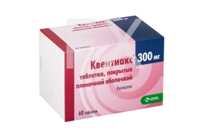 КВЕНТИАКС СР таб п/об пролонг. 300мг n60 КРКА-Валфарма