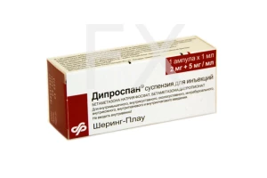 ДИПРОСПАН сусп. д/ин. (амп.) 1мл n1 Байер-Шеринг Плау-Гренцах-Дельфарм-Интендис