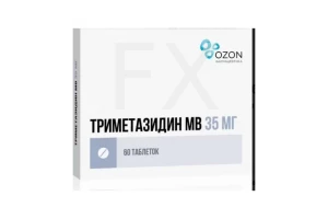 ТРИМЕТАЗИДИН МВ таб п/об 35мг n60 Озон-Атолл