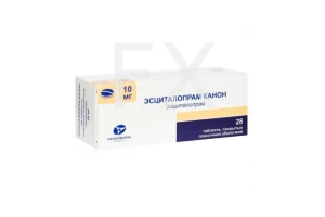 ЭСЦИТАЛОПРАМ таб п/об 10мг n28 Канонфарма продакшн-Радуга продакшн-Завод им. ак. В.П.Филатова